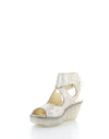 YULP571FLY 000 PEARL Lace-Up Sandals
